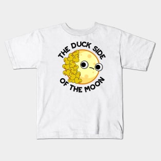 The Duck Side Of The Moon Funny Astronomy Pun Kids T-Shirt